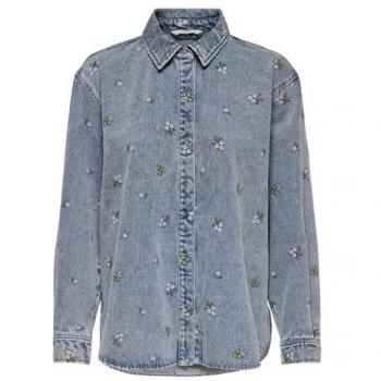 Camicia denim donna ONLY Vera offwhite