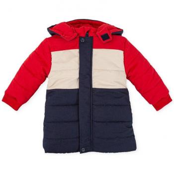 Parka azul marino de Tutto Piccolo para niños
