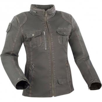 Veste de moto femme Segura Maya gris