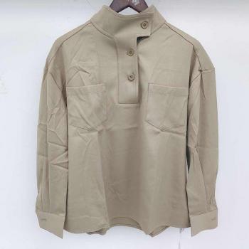 Camisa de Trabajo para Hombre, Manga Larga, Estilo Japonés, Colores Blanco y Negro, Otoño 2022