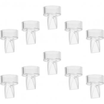 Kit de valves de tire-lait en silicone, 10 pièces, anti-reflux