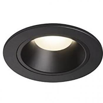 LED Einbaustrahler Numinos Schwarz 730lm 20°
