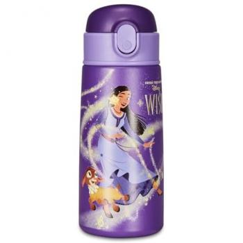 Borraccia Termica in Acciaio con Cannuccia Disney Seven Wish 460 ml