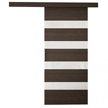 Porte Coulissante Marron/Blanc Closico 174