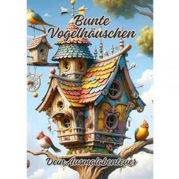 Bunte Vogelhäuschen: Dein Ausmalabenteuer