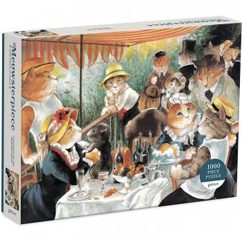 Galison Le D�jeuner des Canotiers Meowsterpiece
