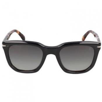 David Beckham DB 7043/CS Clip‑On WR7/LB Men’s Eyeglasses – Black, 50mm, Blue Light Block