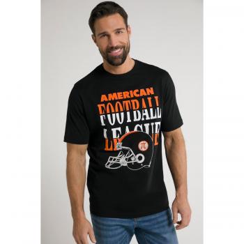 T-shirt JAY-PI Mezze Maniche Uomo Stampa Football League Nera Taglia L