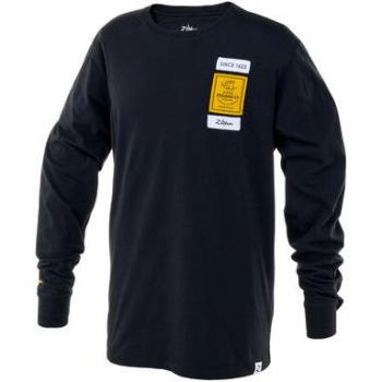 Triple Patch Black Long Sleeve Tee by Zildjian