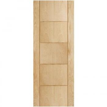 Travis Perkins Ladder Style 5 Groove Oak FD30 Door 1981 x 762 x 44mm