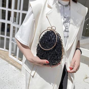 Diamond Bead Party Clutch