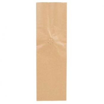 Sachet kraft pour café avec valve d'aération 8x6x26 cm (50 pièces)