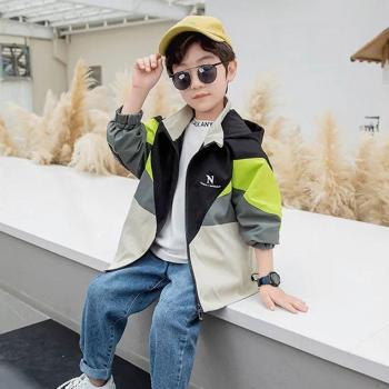 Boys' Spring & Autumn Hooded Windbreaker 2022