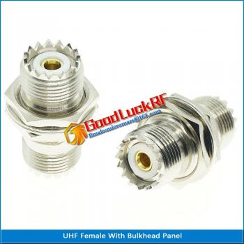 UHF Dual Female Coaxial RF Connector