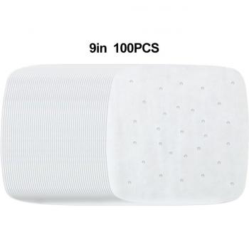 HOOMIN 7/8/9 Inch Non-stick Air Fryer Liners 100 Pcs