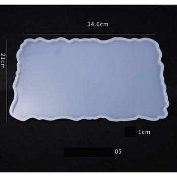 Super Large Silicone Mold for Rectangular Fruit Tray and Jewelry Crafts