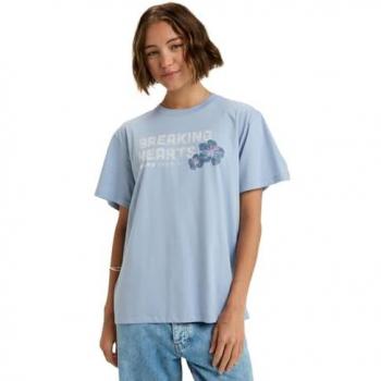 Roxy Herren‑Langarm T-Shirt “Hangloose The Sky” – Blau (Blizzard) – ERJZT06020