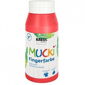 Kreul Mucki Fingerfarbe Rot 750 ml