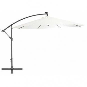 VidaXL Outdoor-Ampelschirm, LED-Licht