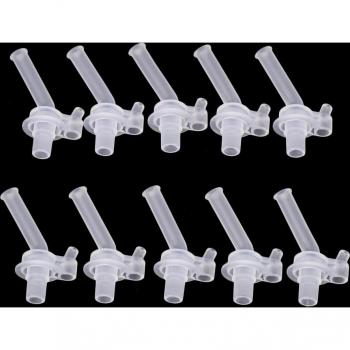 10 Pcs Silicone Baby Bottle Liquid Straw Refills