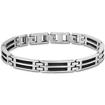 LOTUS STYLE Pulsera LS1800-2 Men In Black Acero inoxidable 316l 220.0 mm Hombre