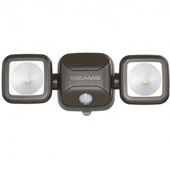 Projecteur de sécurité LED marron avec détection de mouvement