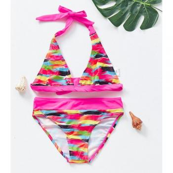 Set Bikini Rayas para Adolescentes
