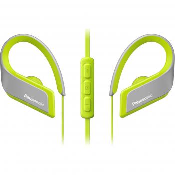 Bluetooth In-Ear Kopfhörer mit Ohrbügeln von Panasonic RP-BTS35E-Y (wasserfest, Schnellladefunktion, gelb)