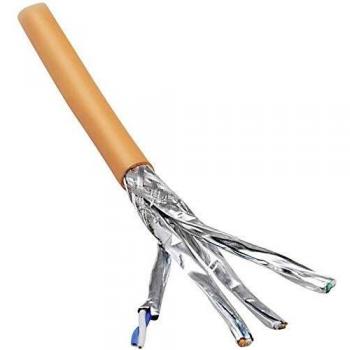 BKL Electronic Network Cable CAT 7 S/FTP 8 x 0.258 mm² Orange, 100 Pack