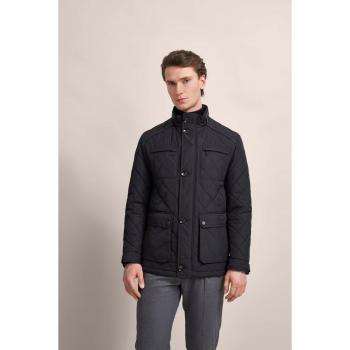 Bugatti Langjacke, ohne Kapuze, im Rautenstepp