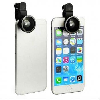 Objectif Smartphone Lentille Grand Angle 140° Universelle Fixation Pince