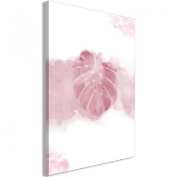 Tableau Toile Châssis Bois Motif Tropical 60x90cm