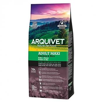 Pienso Natural ARQUIVET Adulto Maxi Pollo y Arroz 15 kg