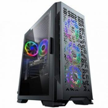 Caixa Gamer Eurotech Slayer RX220T 3X Fan ARGB Steel