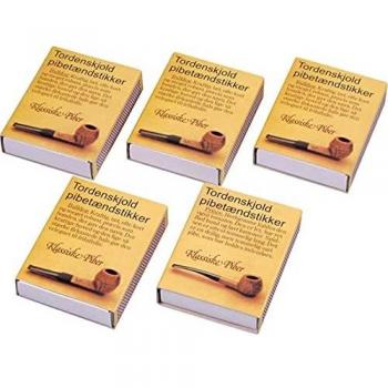 Tordenskjold Pfeifenholzkasten – 5 Schachteln