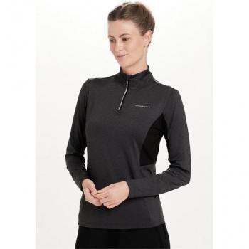 Endurance Women's Jocee 1/4 Zip Pullover Black Size 36