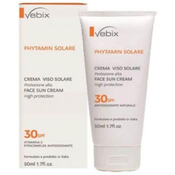Vebix Phytamin Solare Crema Solare Viso SPF30 50 ml