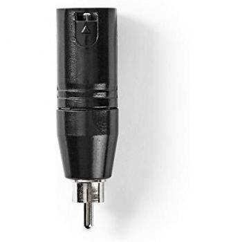 3-Pin Male XLR to Male RCA Converter