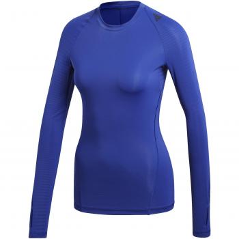Camisa Golf Adidas AskTec Top LS Mujer Azul Claro XS Multicolor
