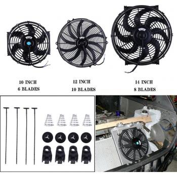 Ventilador de barco 12V 10-14” con enfriamiento por aceite y radiador