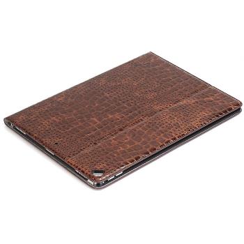 Funda de Cuero Crocodile para iPad Air 2 Marrón