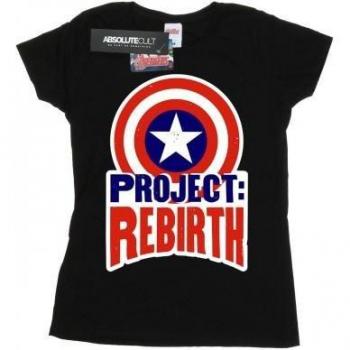 T-shirt en coton Captain America pour femmes