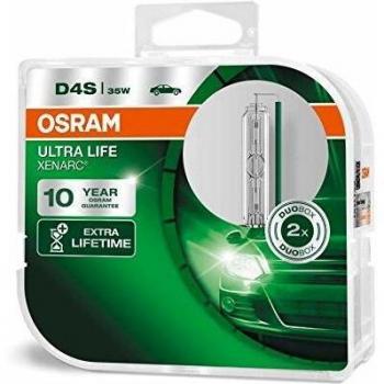 OSRAM XENARC ULTRA LIFE D4S HID, lámpara de xenón, 66440ULT-HCB, caja doble