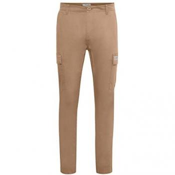 LUKA Cargo Pants Beige & White