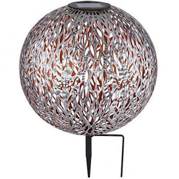 Lampada Solare Sfera Argento Oro