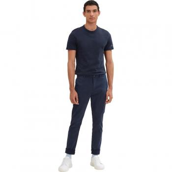 Tom Tailor Herren Chinohose Stretch, dunkelblau, 33/32