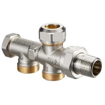 Regolatore Programmato Oventrop per Distributore Bitube Duo DN15 M24x1.5 con Funzione di Arresto