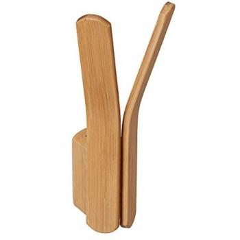 2x Bamboo Wall Hooks