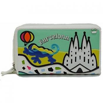 Tracolla Portafoglio Bracciale Cartoline Barcelona B10224 Colore Unico