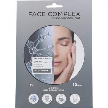 Face Complex Maschera in Tessuto Viso Anti Rughe Tonificante Idratante Collagene